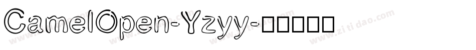 CamelOpen-Yzyy字体转换