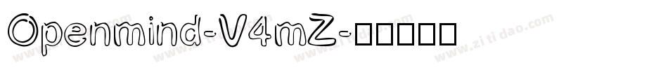 Openmind-V4mZ字体转换
