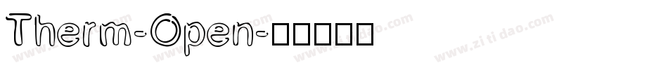 Therm-Open字体转换