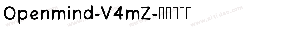 Openmind-V4mZ字体转换