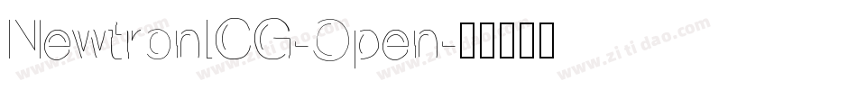 NewtronICG-Open字体转换