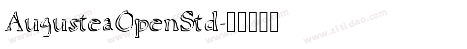 AugusteaOpenStd字体转换