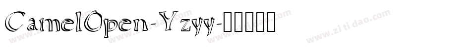 CamelOpen-Yzyy字体转换