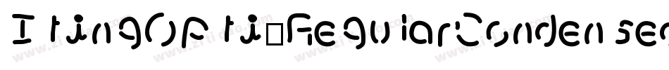 ItingOpti-RegularCondensed字体转换