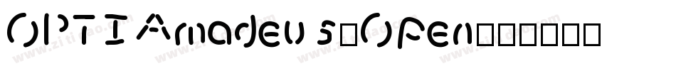 OPTIAmadeus-Open字体转换