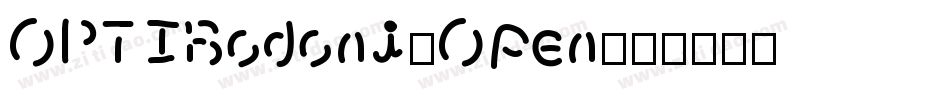 OPTIBodoni-Open字体转换