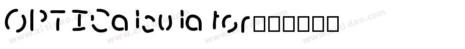 OPTICalculator字体转换