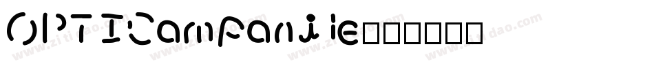 OPTICampanile字体转换