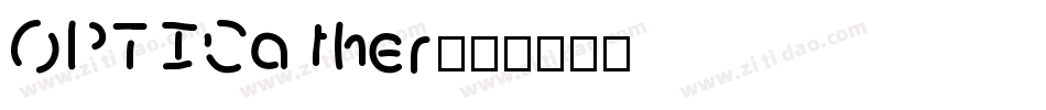 OPTICather字体转换