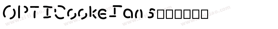 OPTICookeSans字体转换