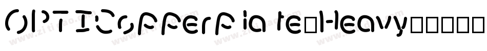 OPTICopperplate-Heavy字体转换