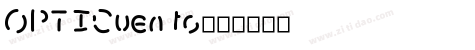 OPTICuento字体转换
