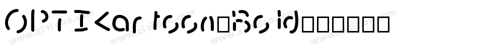 OPTIKartoon-Bold字体转换