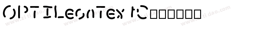 OPTILeonTextC字体转换