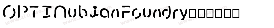 OPTINubianFoundry字体转换