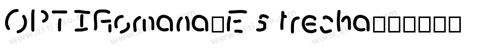 OPTIRomana-Estrecha字体转换