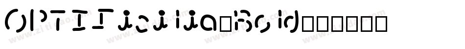OPTISicilia-Bold字体转换