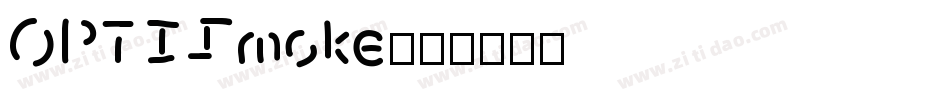 OPTISmoke字体转换