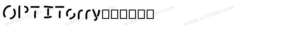 OPTITorry字体转换