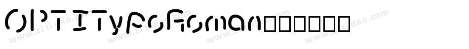 OPTITypoRoman字体转换