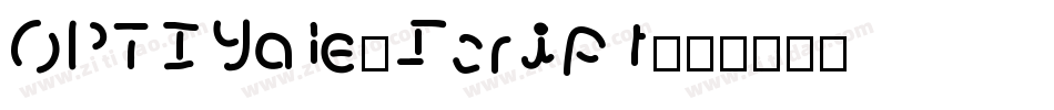OPTIYale-Script字体转换