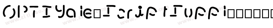 OPTIYale-ScriptSuppl字体转换
