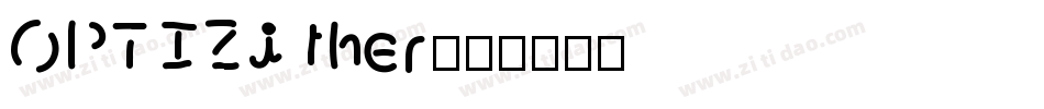 OPTIZither字体转换
