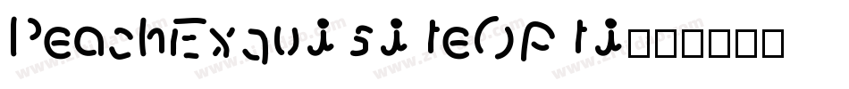 PeachExquisiteOpti字体转换