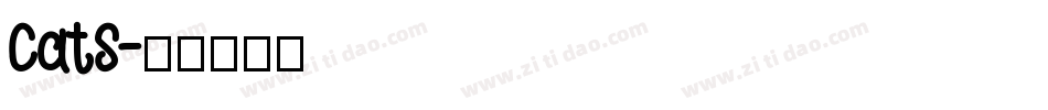 Cats字体转换