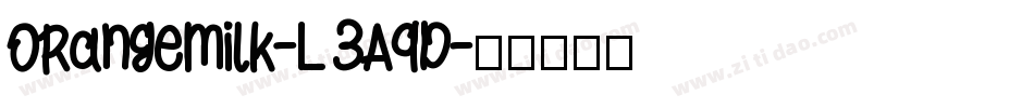 OrangeMilk-L3AqD字体转换