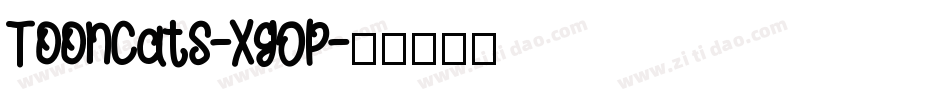 ToonCats-XgOP字体转换
