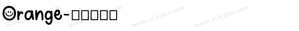 Orange字体转换