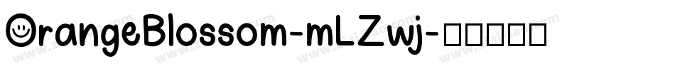 OrangeBlossom-mLZwj字体转换