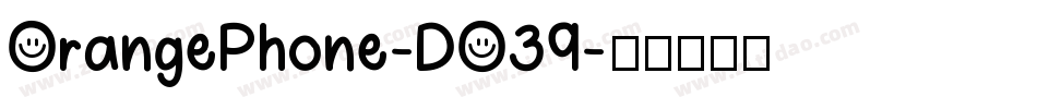 OrangePhone-DO39字体转换