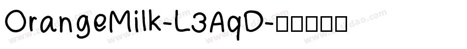 OrangeMilk-L3AqD字体转换