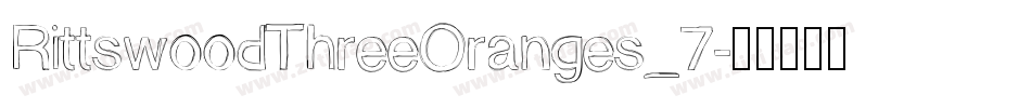 RittswoodThreeOranges_7字体转换