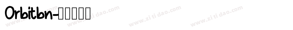 Orbitbn字体转换