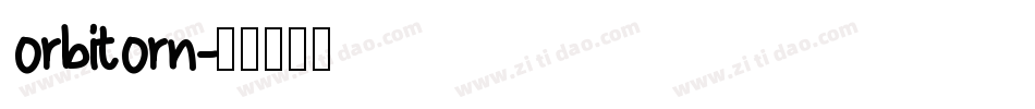 orbitorn字体转换