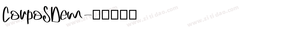 CorpoSDem字体转换