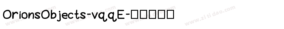 OrionsObjects-vqqE字体转换