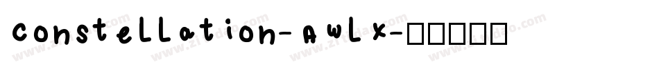 Constellation-Awlx字体转换