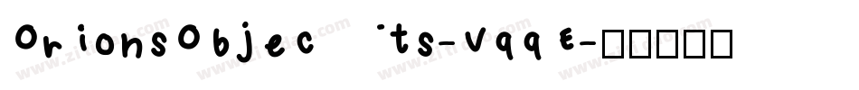 OrionsObjects-vqqE字体转换