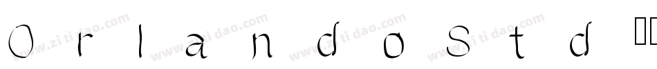 OrlandoStd字体转换