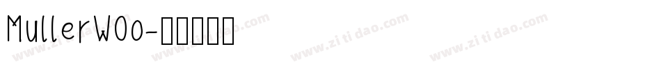 MullerWOo字体转换