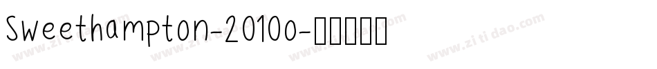 Sweethampton-2O1Oo字体转换