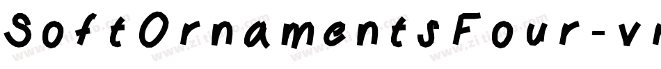 SoftOrnamentsFour-vryE字体转换