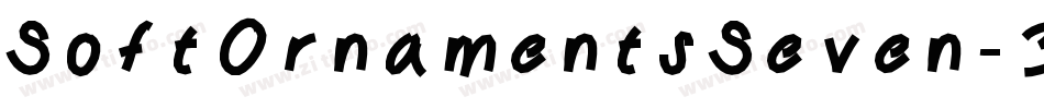 SoftOrnamentsSeven-3Wo3字体转换