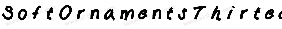 SoftOrnamentsThirteen-G1nA字体转换