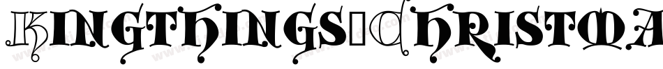 Kingthings-Christmas字体转换