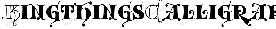 KingthingsCalligraphica-e1Mg字体转换